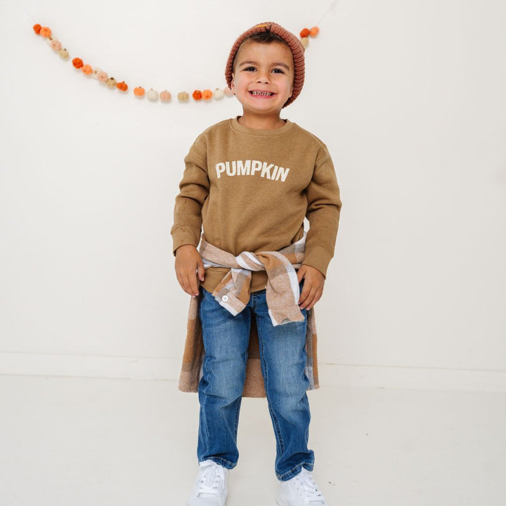 Pumpkin Sweatshirt - Mocha