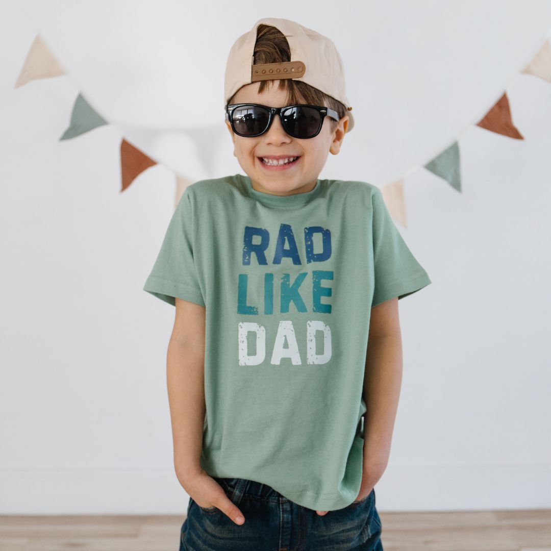 Rad Like Dad Short Sleeve T-Shirt - Sage