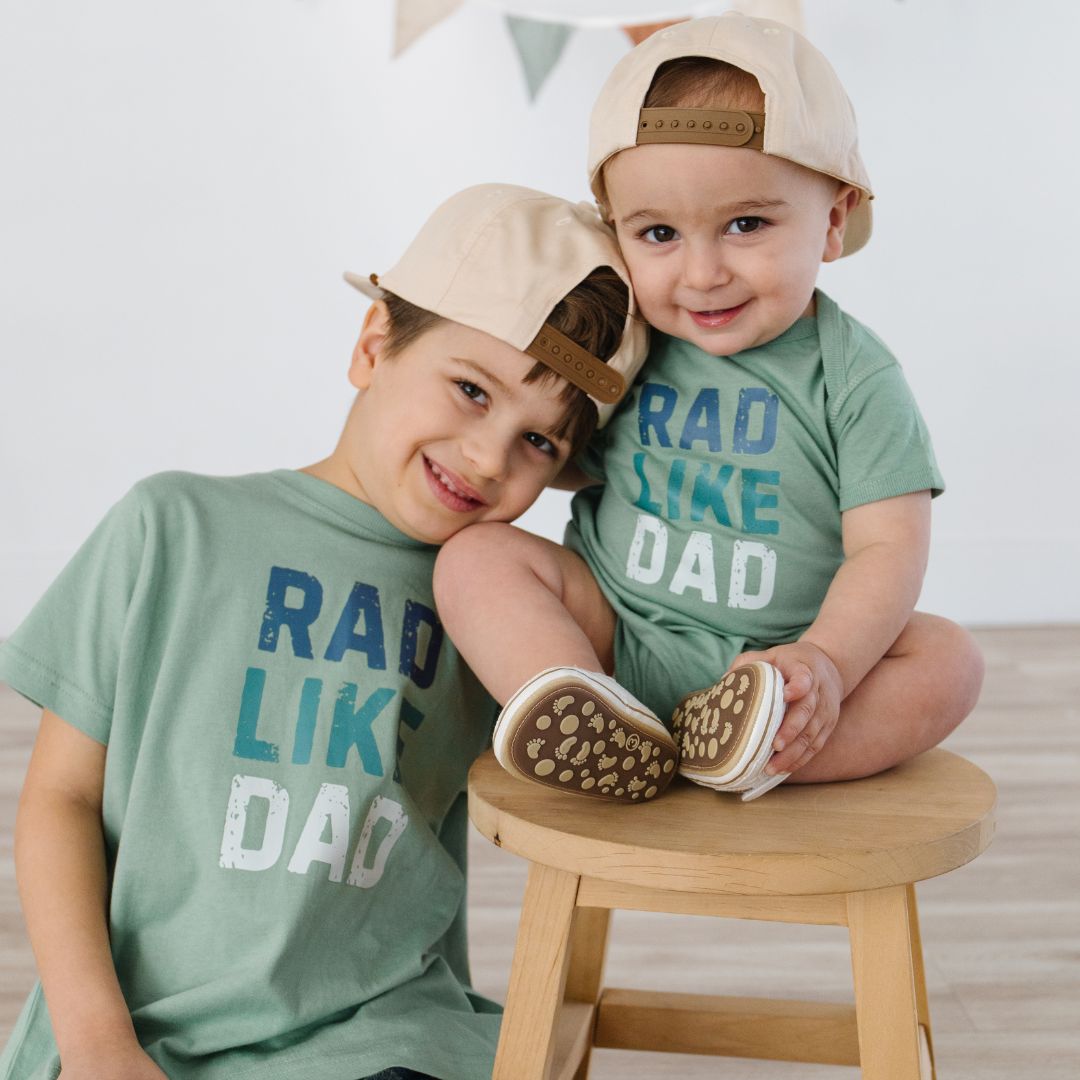Rad Like Dad Short Sleeve T-Shirt - Sage