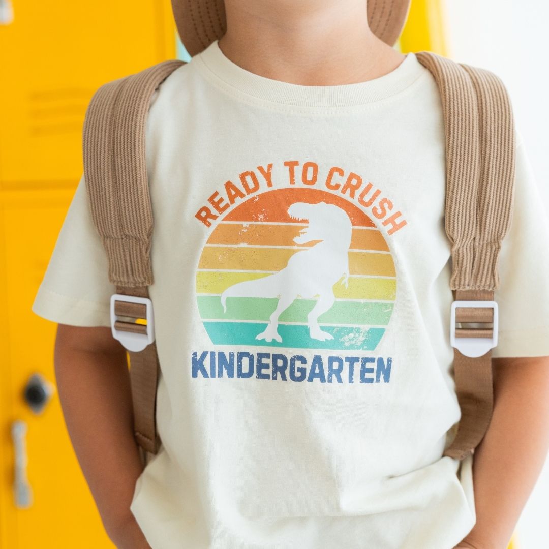 Ready to Crush Kindergarten Short Sleeve T-Shirt - Natural