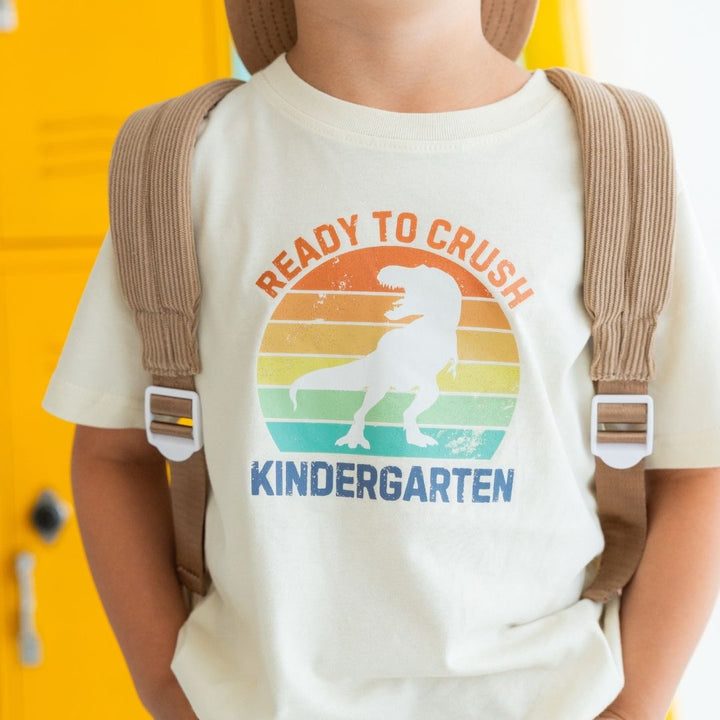 Ready to Crush Kindergarten Short Sleeve T-Shirt - Natural