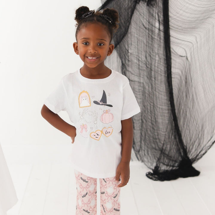 Spooky Girlie Halloween Short Sleeve T-Shirt