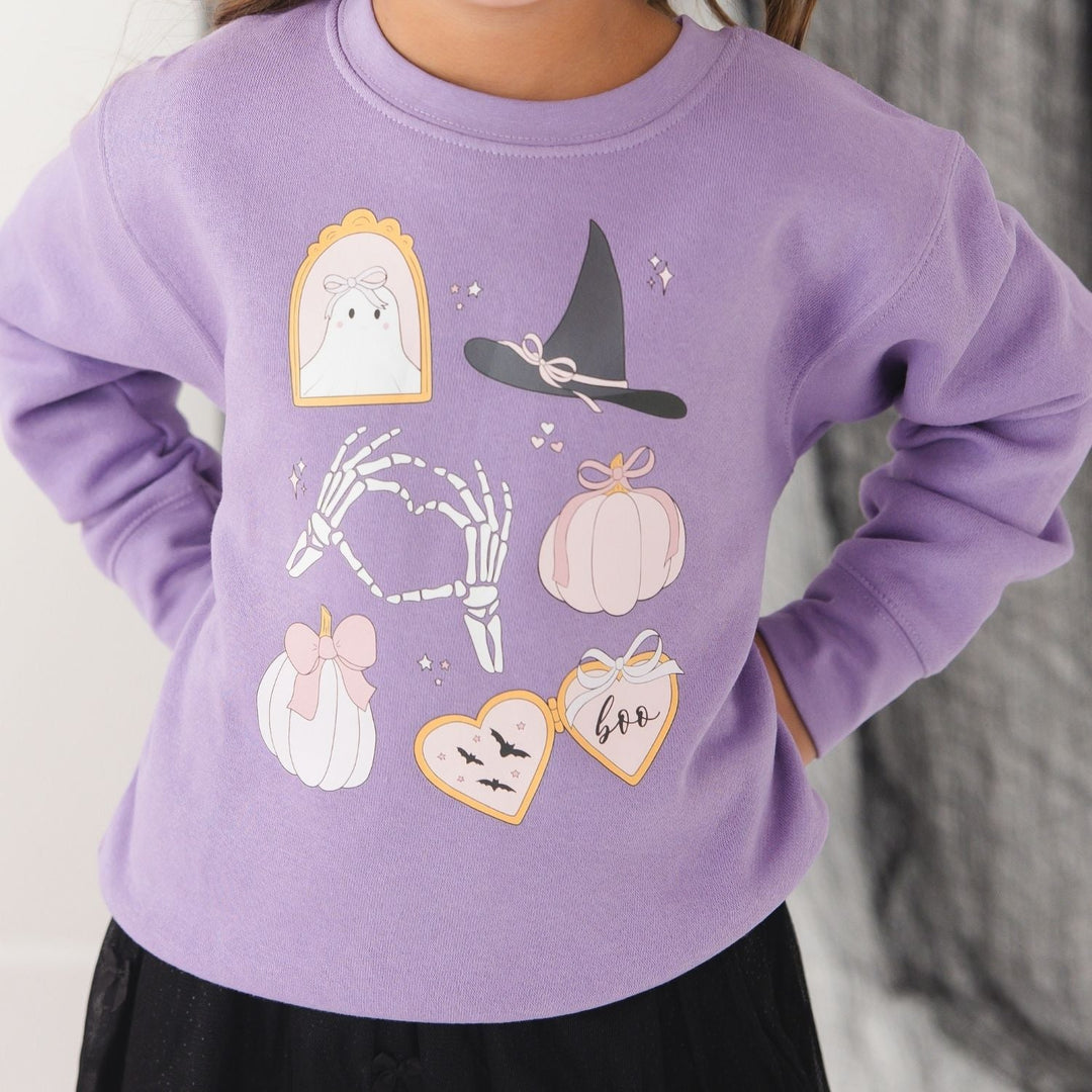 Spooky Girlie Halloween Sweatshirt