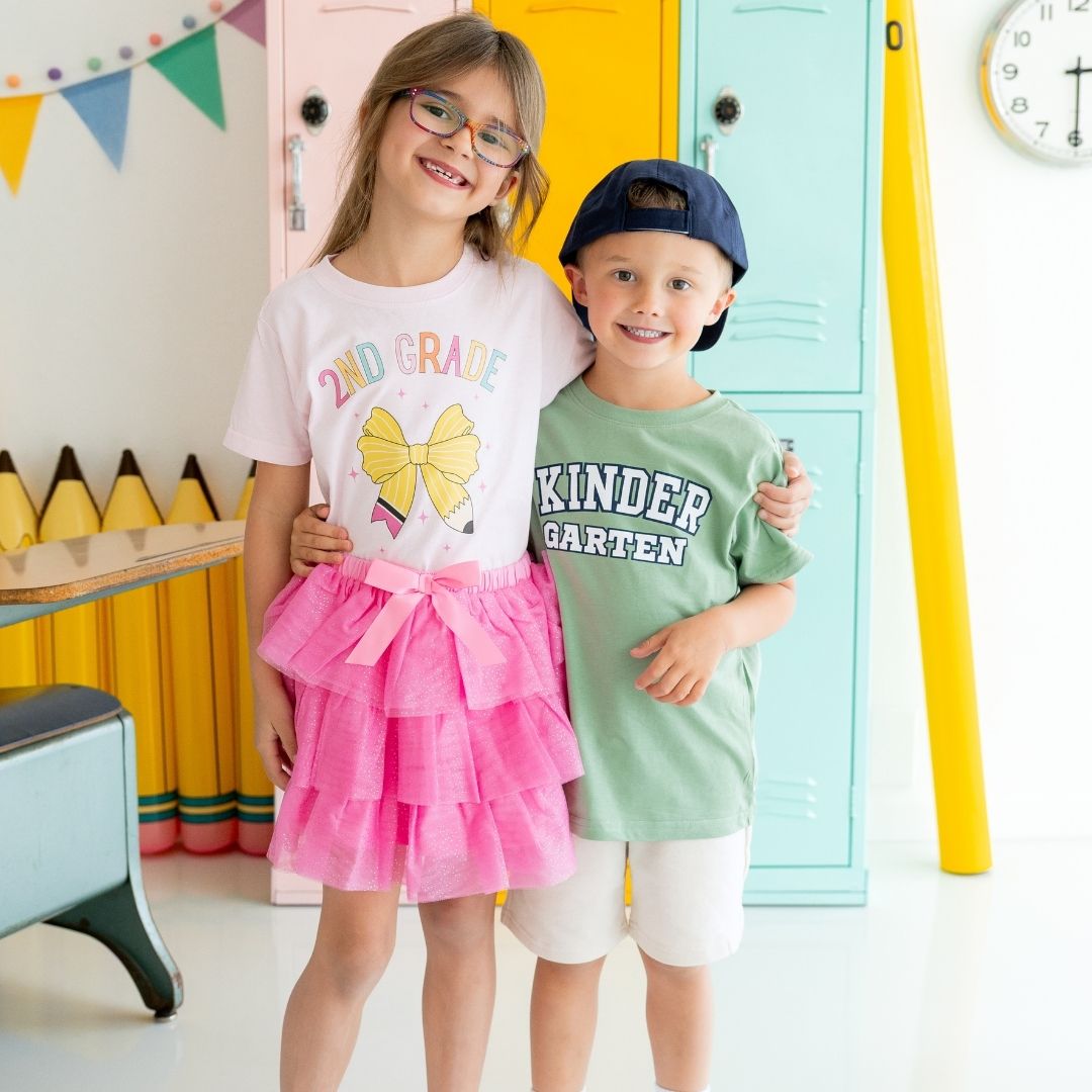Kindergarten Varsity Short Sleeve T-Shirt - Sage