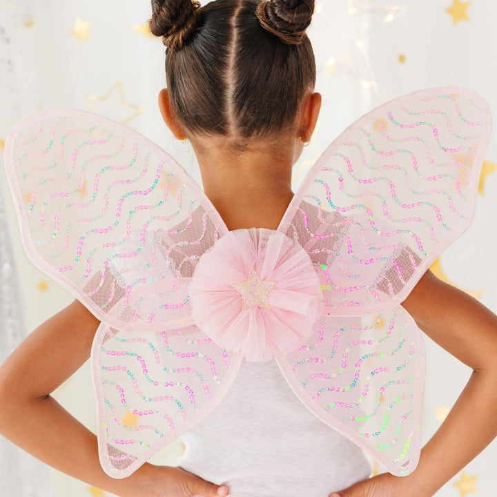 Shimmer Fairy Wing & Confetti Tutu Set