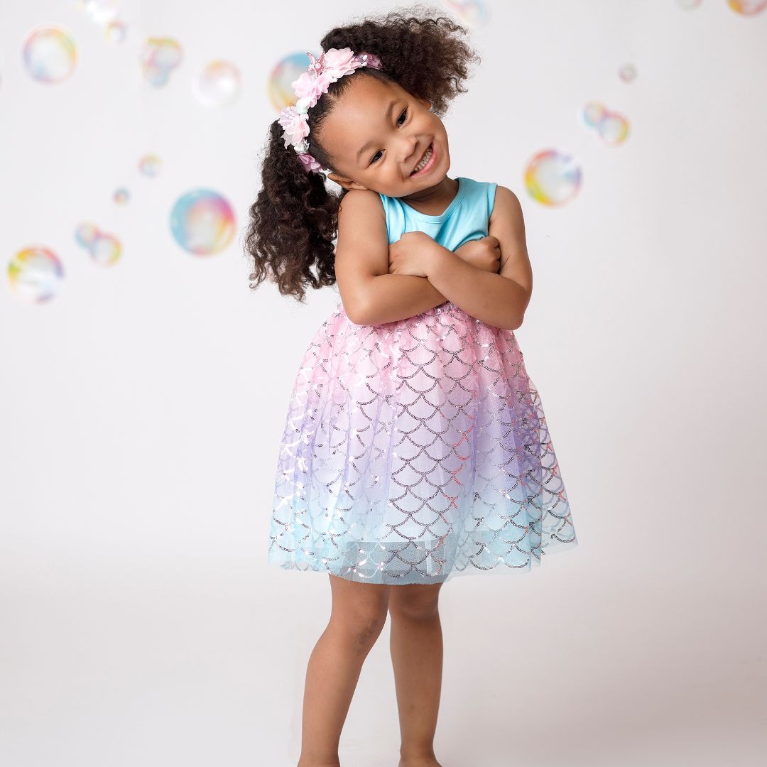 Sparkling Mermaid Tank Tutu Dress
