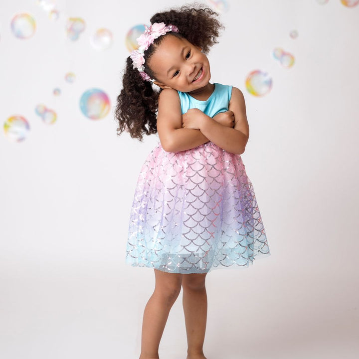Sparkling Mermaid Tank Tutu Dress