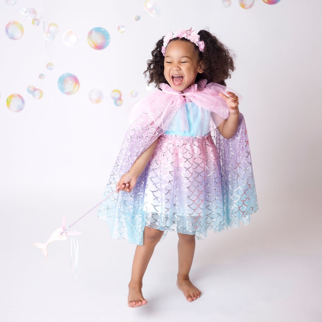 Sweet Wink Toddler Girls Sparkling Mermaid Dress