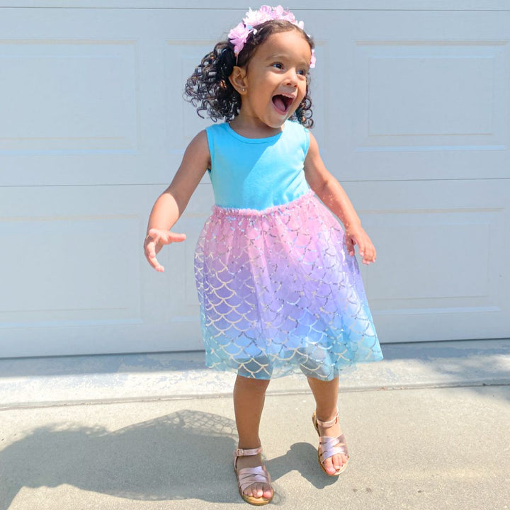 Sparkling Mermaid Tank Tutu Dress