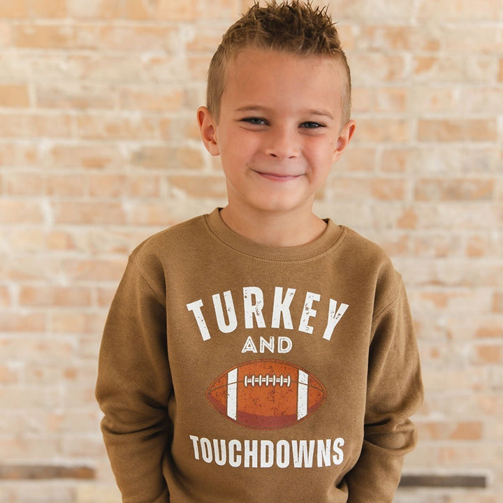 Turkey and Touchdowns Thanksgiving Sweatshirt
