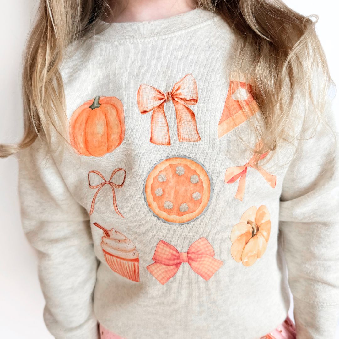 Thankful Cutie Thanksgiving Sweatshirt - Natural