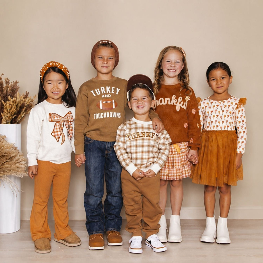 Cinnamon Plaid Tiered Tutu Skirt