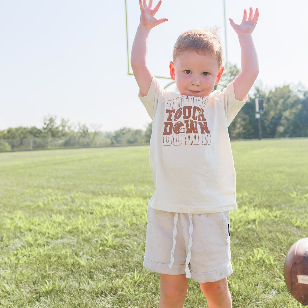 Touchdown Echo Short Sleeve T-Shirt - Natural