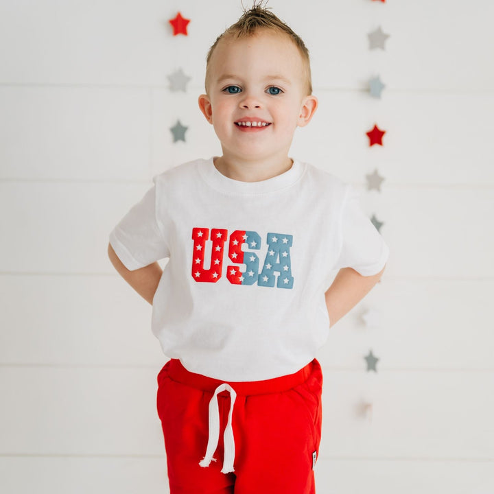 USA Puff Ink Short Sleeve T-Shirt