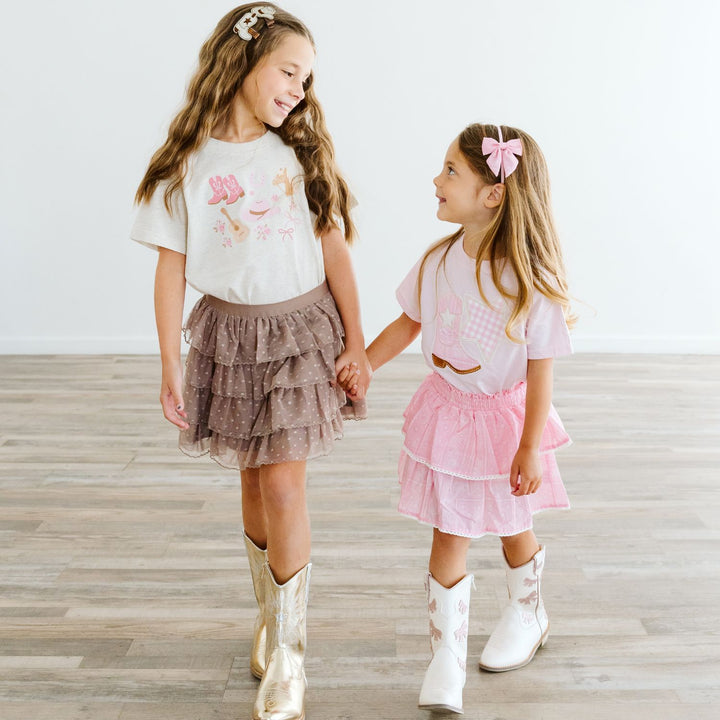 Pink Bandana Western Bow Headband