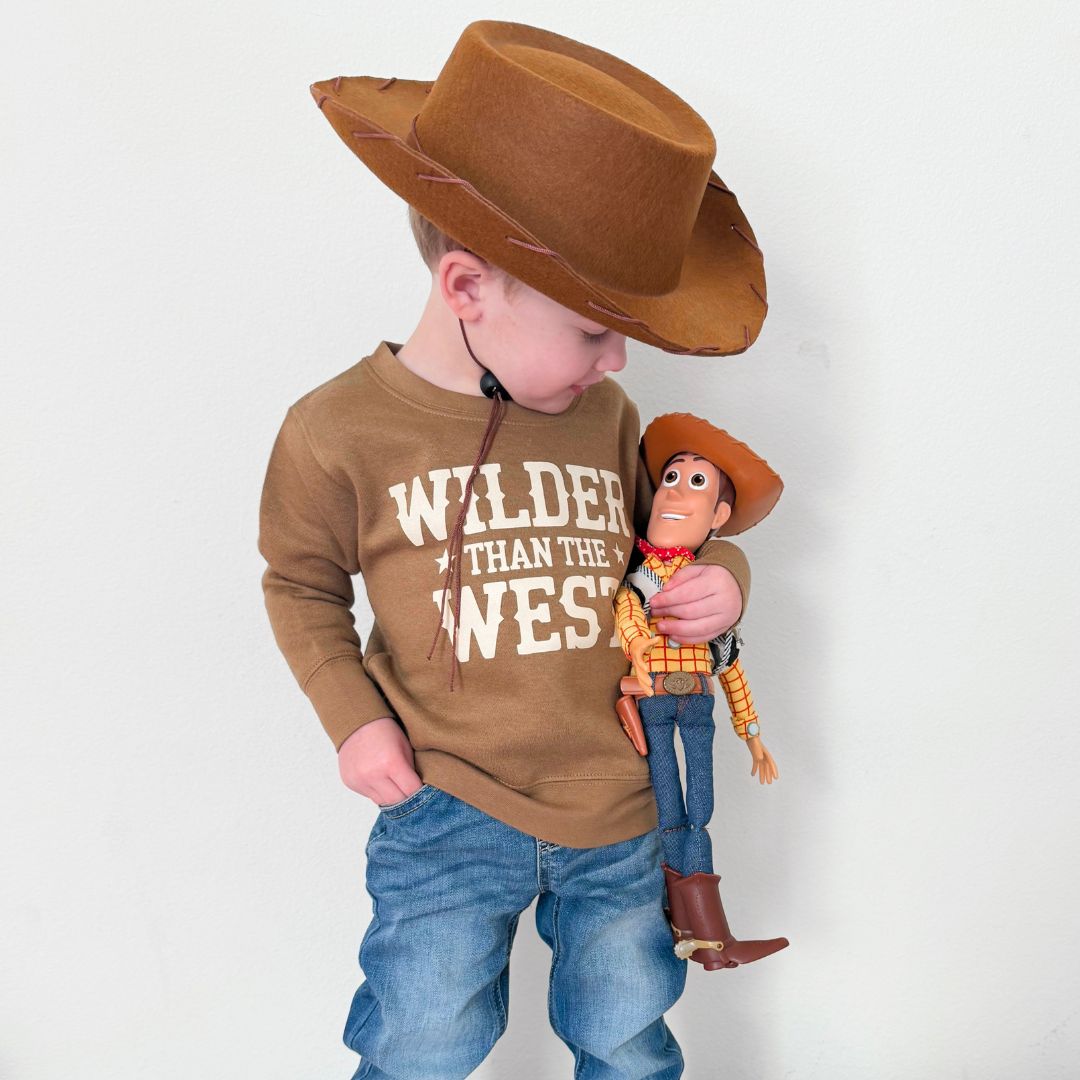Wilder Than The West Sweatshirt - Mocha