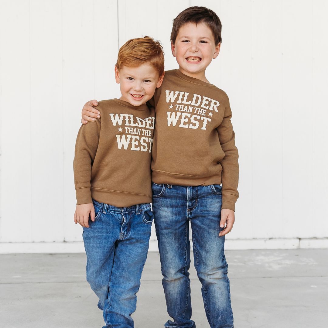 Wilder Than The West Sweatshirt - Mocha