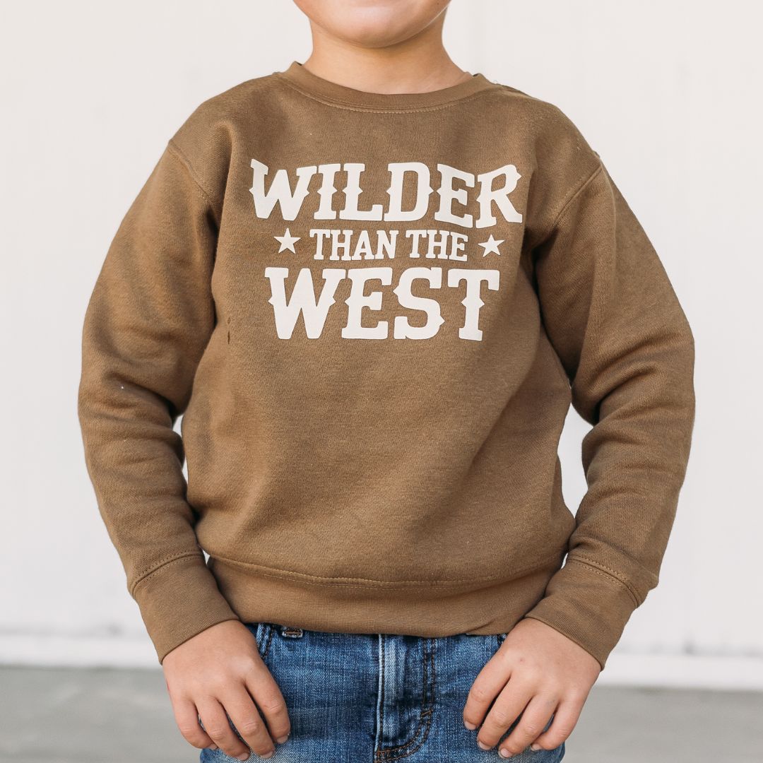 Wilder Than The West Sweatshirt - Mocha