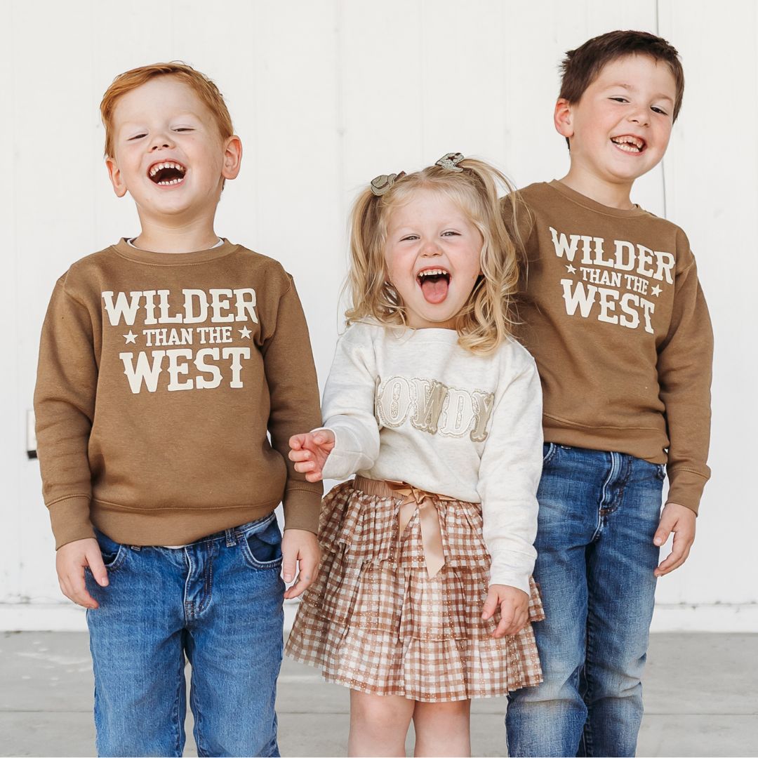 Howdy Patch Sweatshirt - Natural