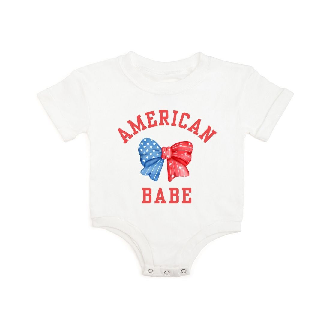 American Babe Short Sleeve Romper
