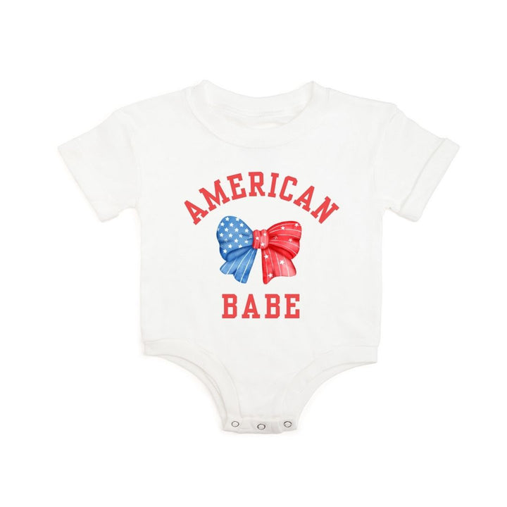 American Babe Short Sleeve Romper