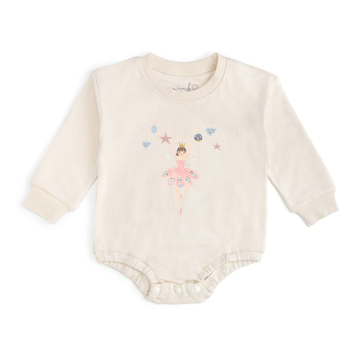 Nutcracker Girlie Christmas Long Sleeve Romper