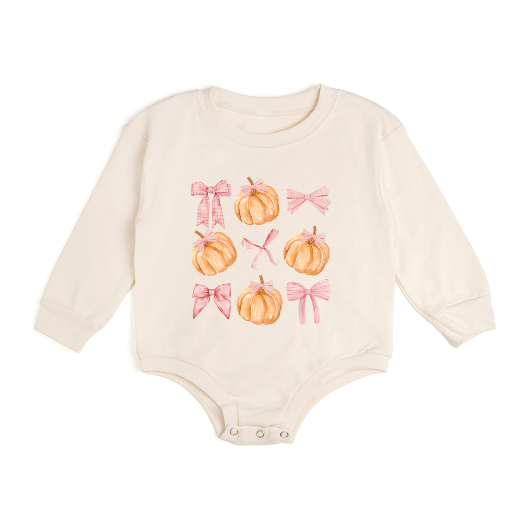 Coquette Pumpkin Long Sleeve Romper
