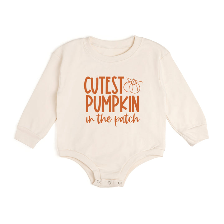 Cutest Pumpkin In The Patch Long Sleeve Romper