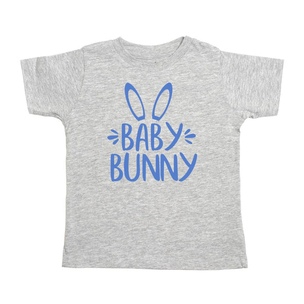 Baby Bunny Easter Short Sleeve T-Shirt - Gray