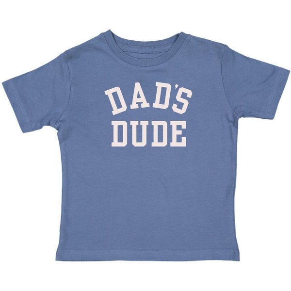 Dad's Dude Short Sleeve T-Shirt - Indigo