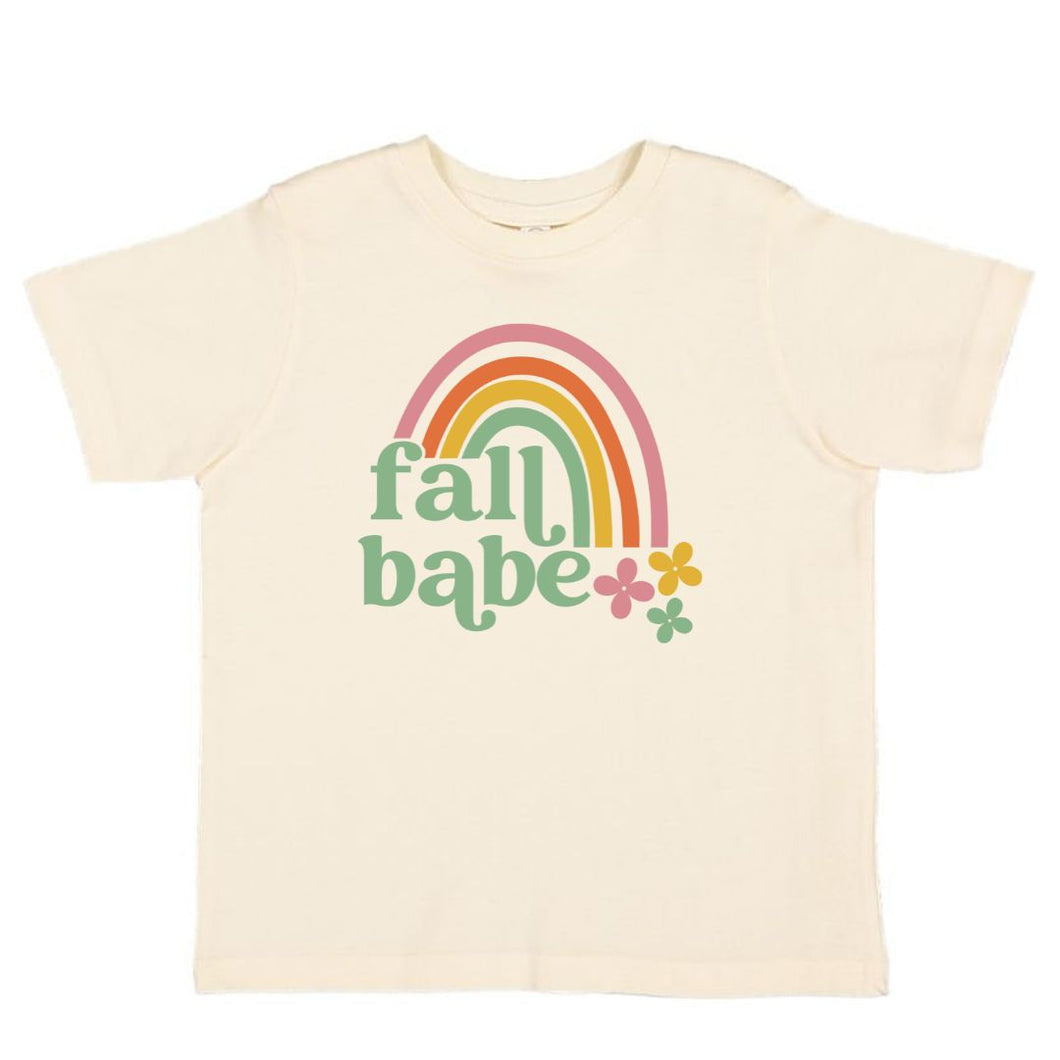 Fall Babe Short Sleeve T-Shirt - Natural