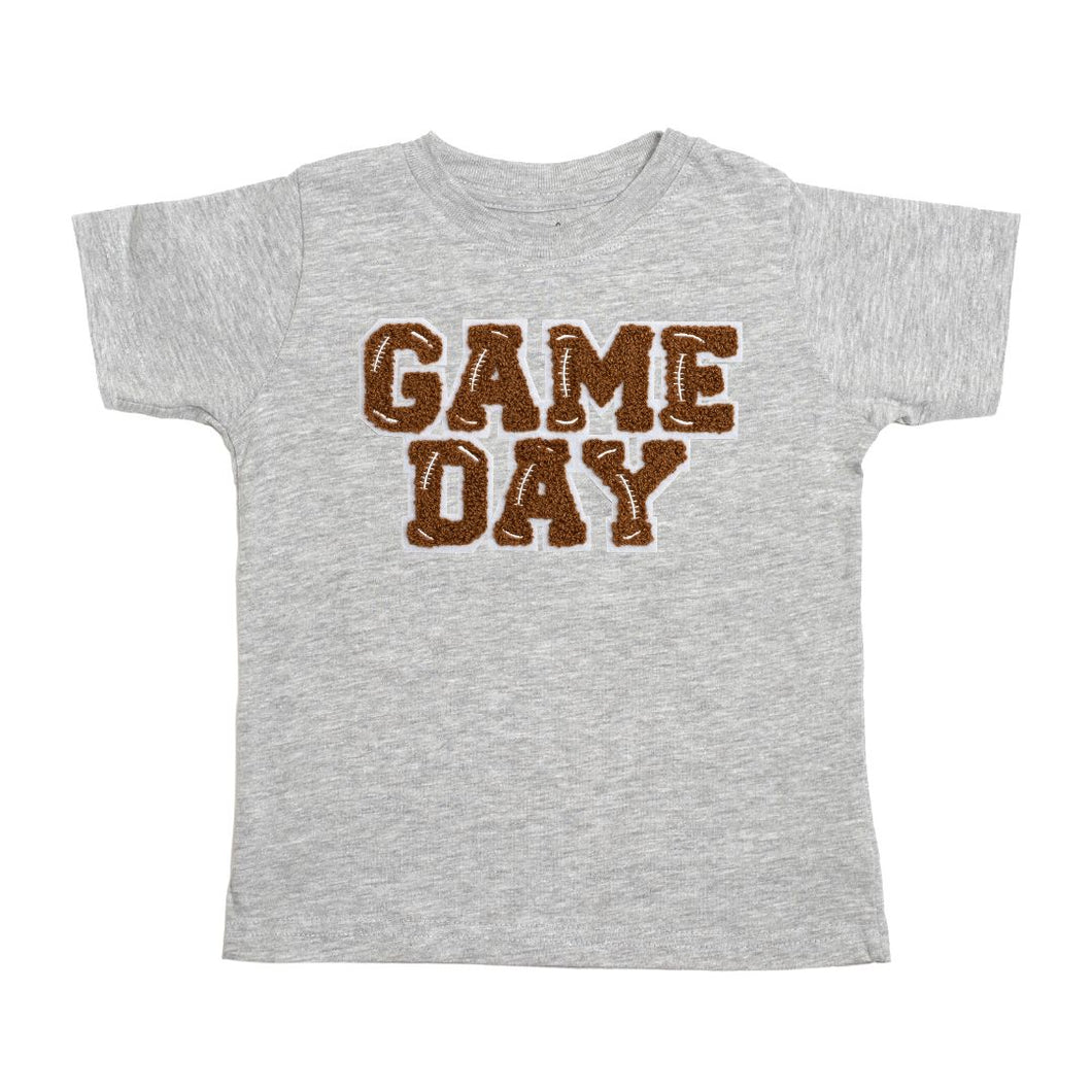 Game Day Patch Short Sleeve T-Shirt - Gray
