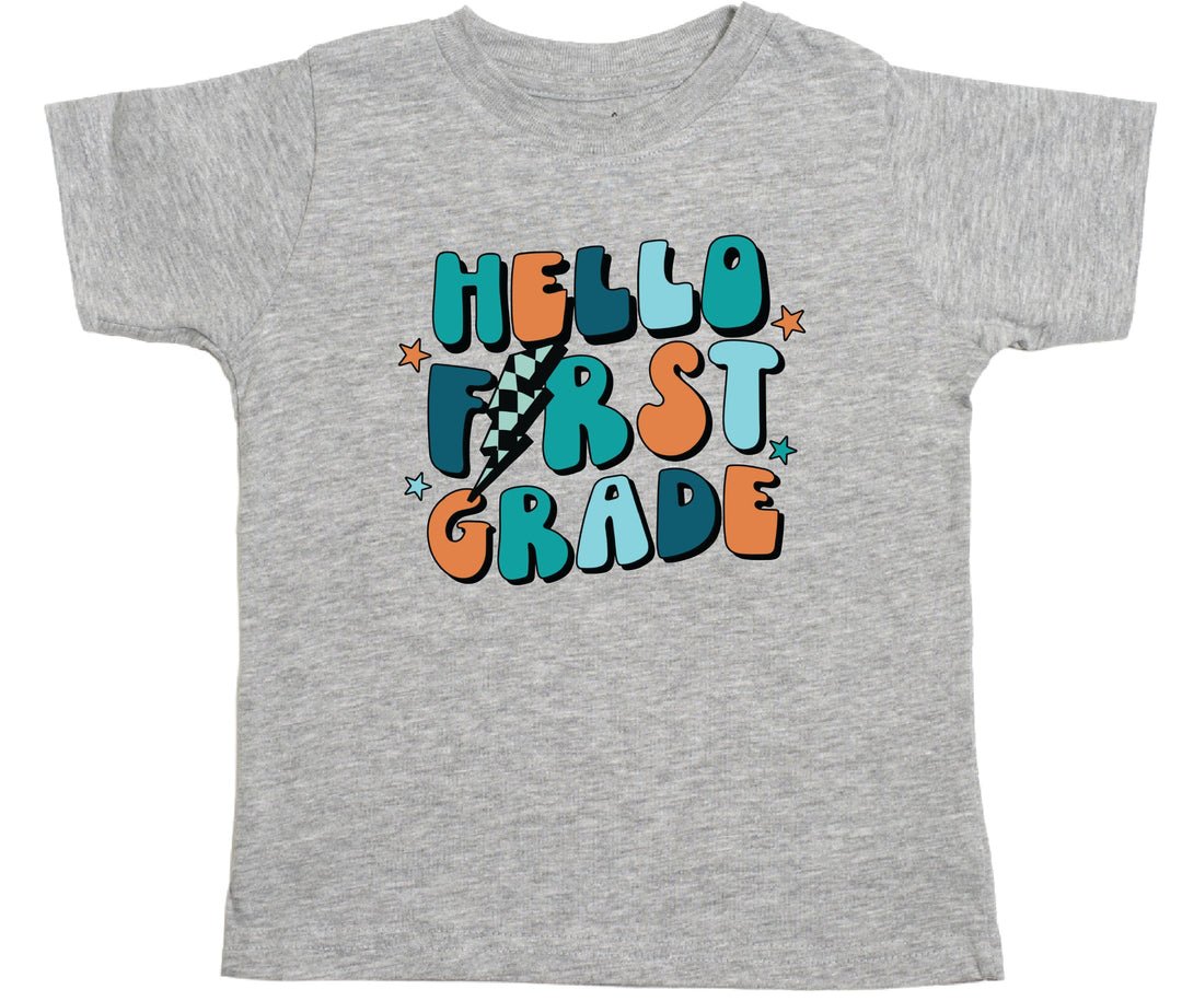 Hello First Grade Short Sleeve T-Shirt
