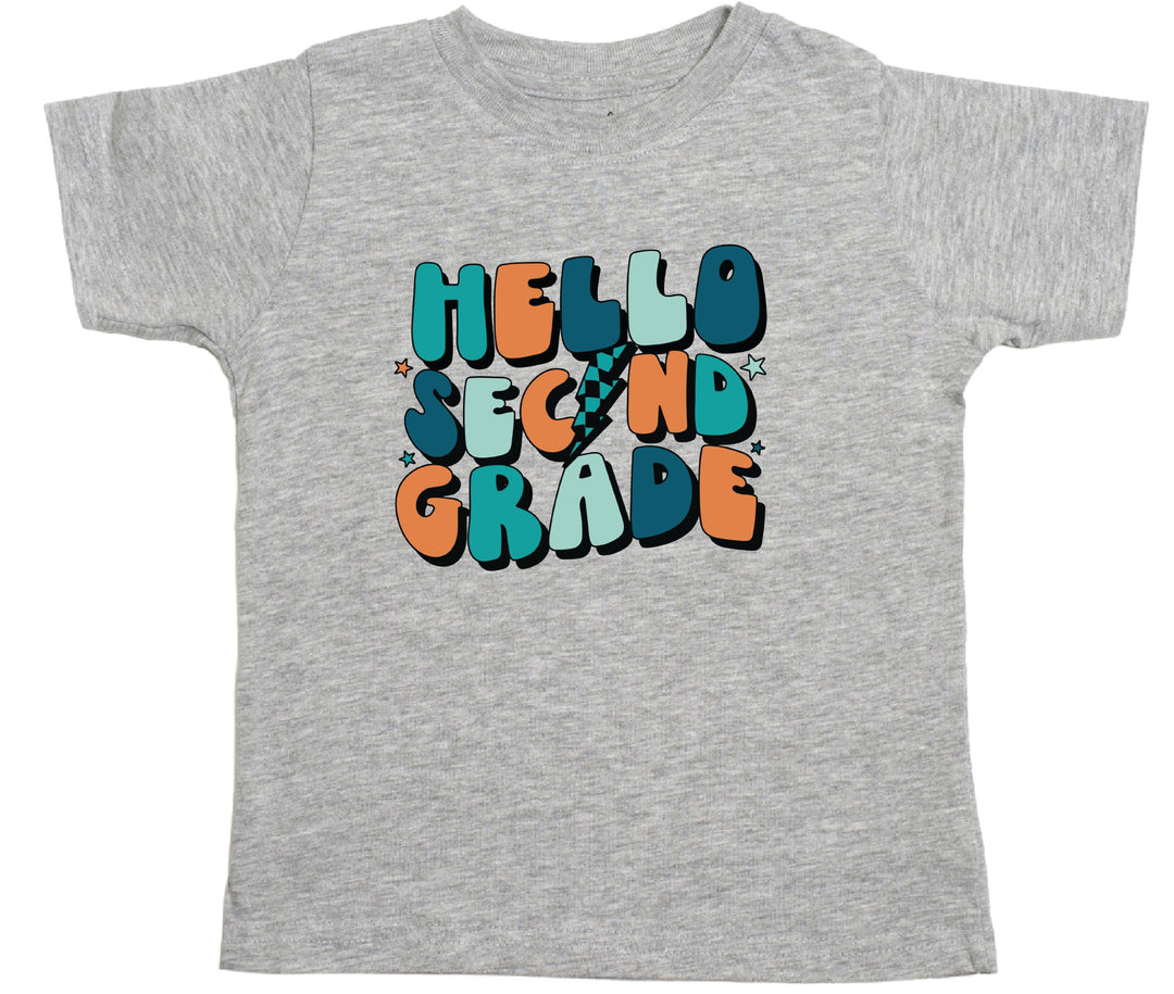 Hello Second Grade Short Sleeve T-Shirt