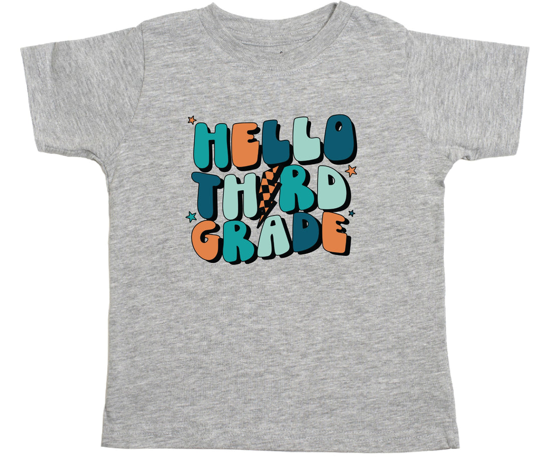 Hello Third Grade Short Sleeve T-Shirt