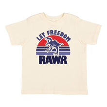 Load image into Gallery viewer, Let Freedom Rawr Short Sleeve T-Shirt - Natural