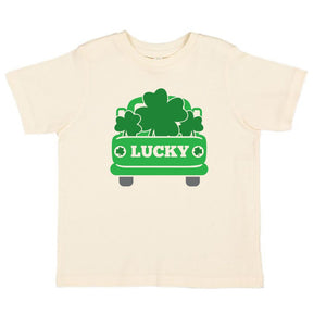 Lucky Truck St. Patrick's Day Short Sleeve T-Shirt - Natural