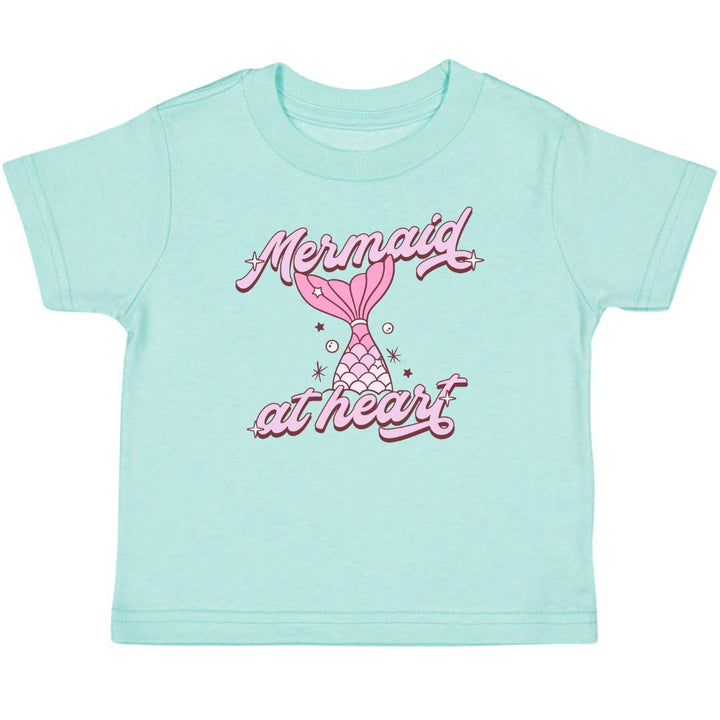 Mermaid At Heart Short Sleeve T-Shirt - Aqua