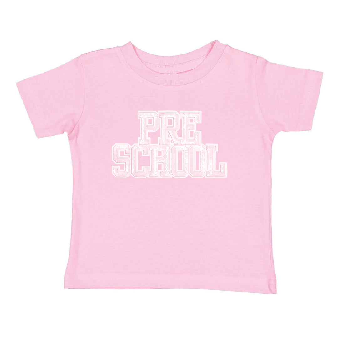Preschool Sequin Patch Short Sleeve T-Shirt