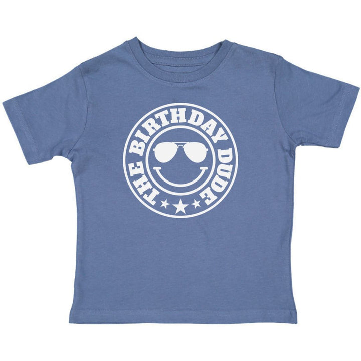 The Birthday Dude Short Sleeve T-Shirt - Indigo