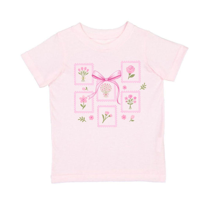 Bouquet Bow Short Sleeve T-Shirt