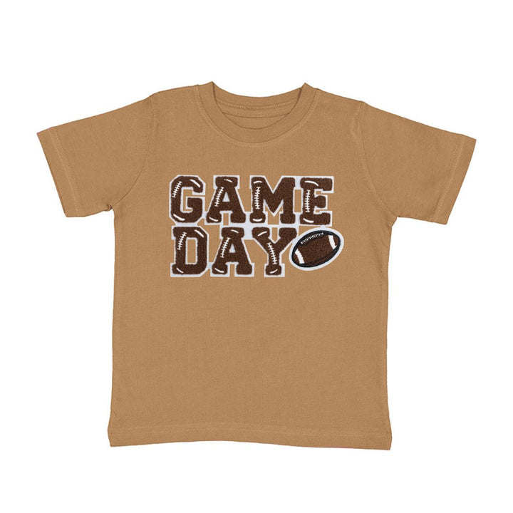 Game Day Patch Short Sleeve T-Shirt - Mocha