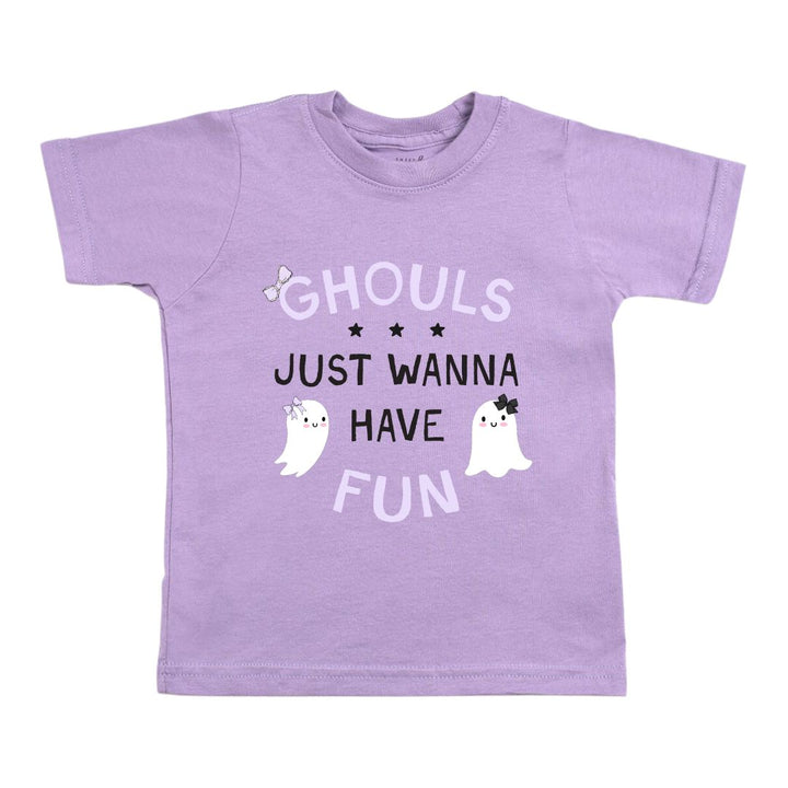 Ghouls Just Wanna Have Fun Halloween Short Sleeve T-Shirt - Lavender