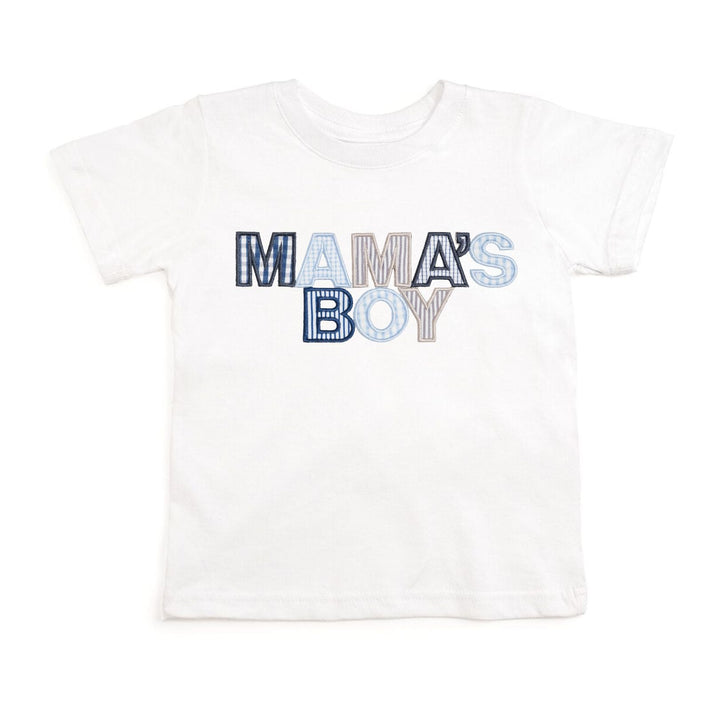 Mama's Boy Patchwork Short Sleeve T-Shirt