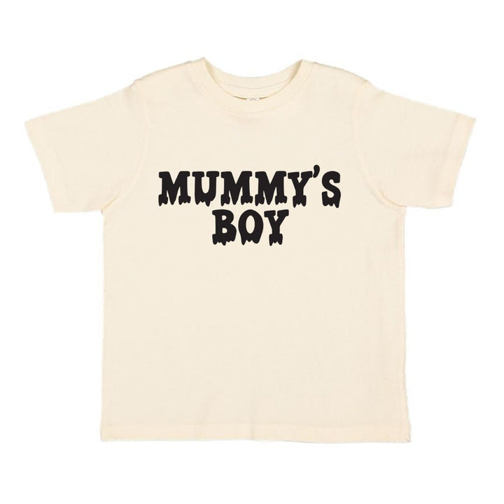 Mummy's Boy Halloween Short Sleeve T-Shirt - Natural