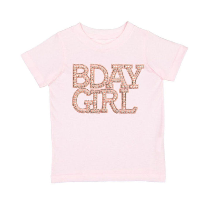 Pearl BDay Girl Patch Short Sleeve T-Shirt - Ballet