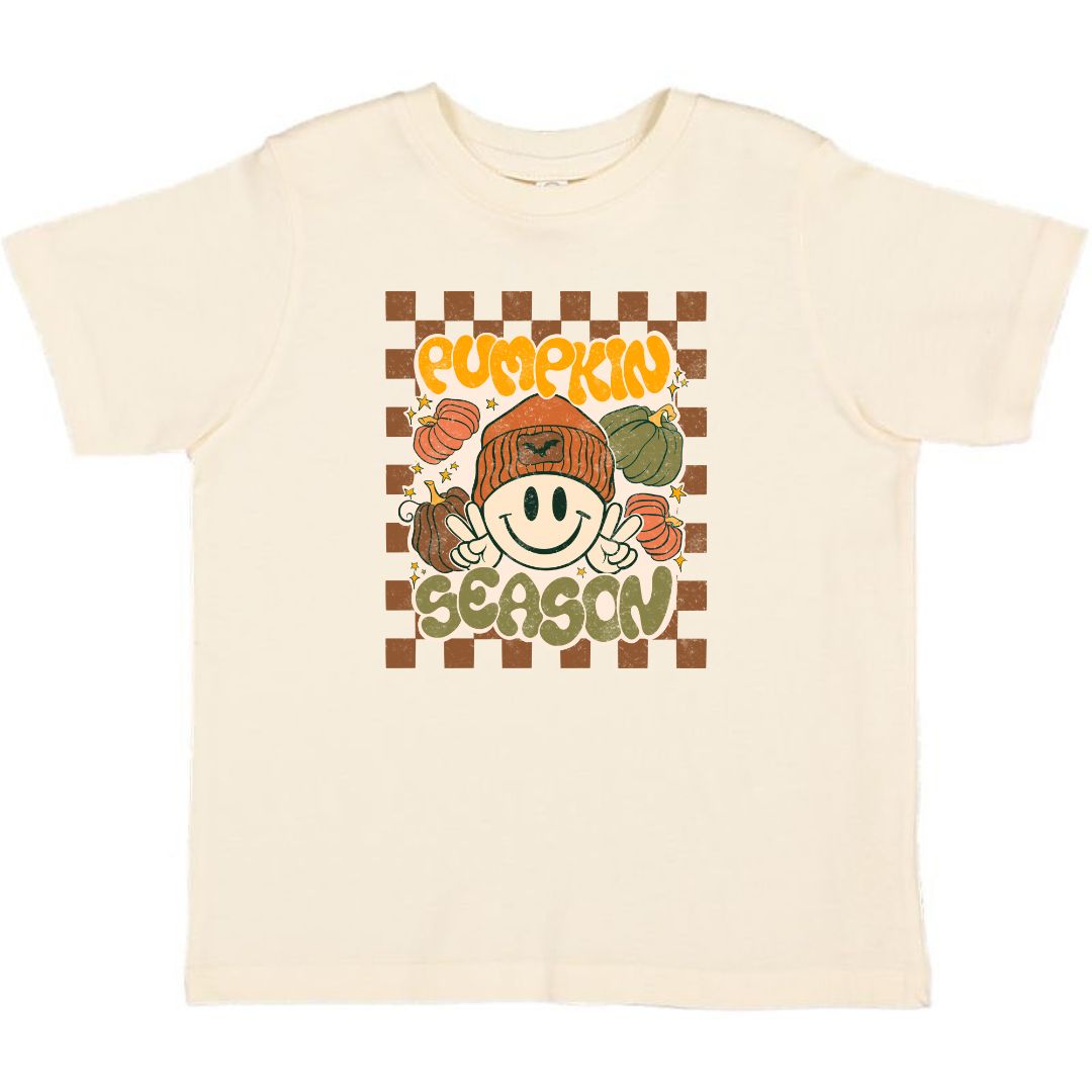 Pumpkin Season Short Sleeve T-Shirt - Natural