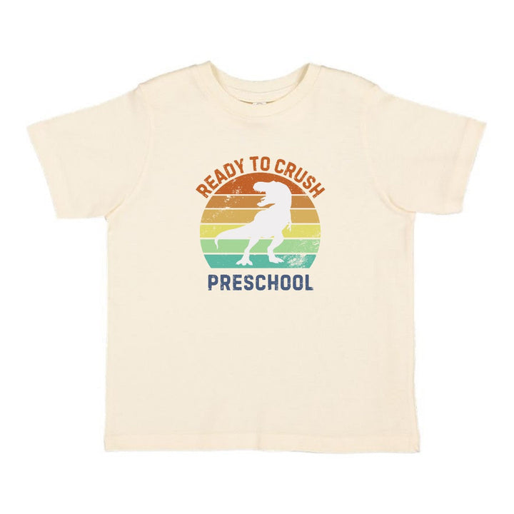 Ready to Crush Preschool Short Sleeve T-Shirt - Natural