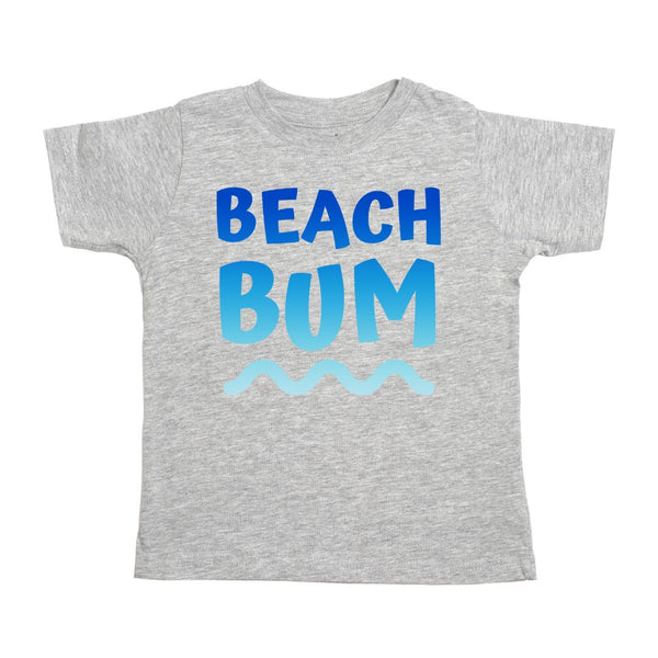 Beach Bum Ombre Short Sleeve T-Shirt - Gray