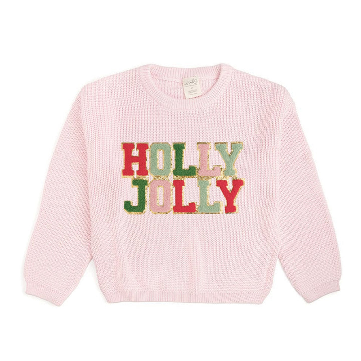 Holly Jolly Patch Christmas Sweater